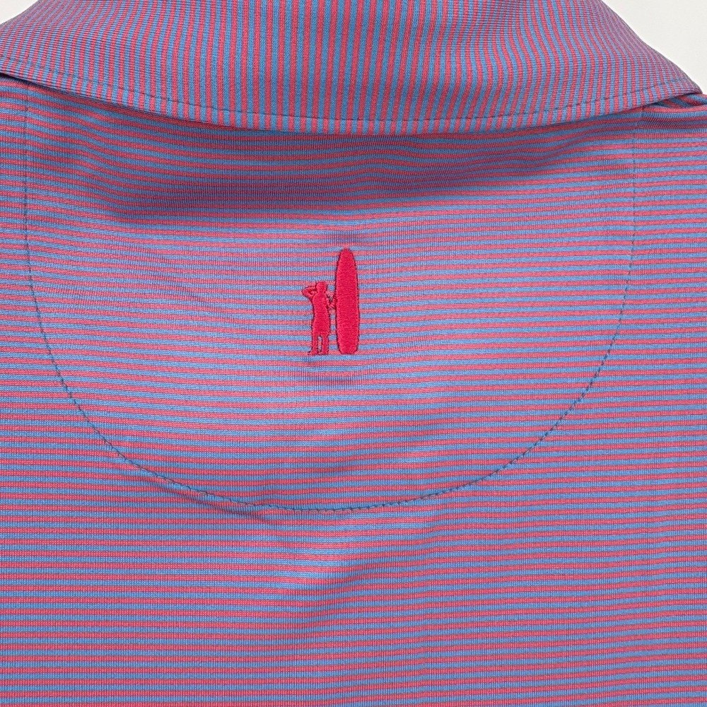 Johnnie-O Mens Lyndon Performance Polo Shirt XXL Majorca Rouge Red JMPO2010 NWT - Picture 4 of 10